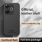 For Redmi Turbo 3 HUIYI Leather Magnetic Phone Case(Black) - 2