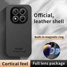 For Redmi Note 14 Pro 4G HUIYI Leather Magnetic Phone Case(Grey) - 2