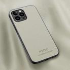 For iPhone 13 Pro Max HUIYI Leather Magnetic Phone Case(White) - 1