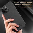 For iPhone 16 Pro Max HUIYI Leather Magnetic Phone Case(Blue) - 3