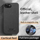 For iPhone 16e HUIYI Leather Magnetic Phone Case(White) - 2