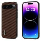 For Google Pixel 9 Pro ABEEL Carbon Fiber Texture Protective Phone Case(Dark Brown) - 1