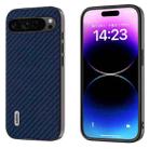 For Google Pixel 9 Pro ABEEL Carbon Fiber Texture Protective Phone Case(Dark Blue) - 1