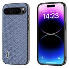 For Google Pixel 9 Pro ABEEL Carbon Fiber Texture Protective Phone Case(Light Blue) - 1