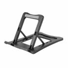 Portable Folding Mini Phone Holder Lazy Phone Tablet Desktop Holder(Black) - 1