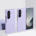 For Samsung Galaxy Z Fold7 Skin Feel PC Full Coverage Shockproof Phone Case(Sakura Purple) - 1
