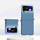 For Samsung Galaxy Z Flip4 Gradient Color Skin Feel PC Full Coverage Shockproof Phone Case(Dark Blue Gradient) - 1