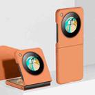 For ZTE nubia Flip / Libero Flip Skin Feel PC Full Coverage Shockproof Phone Case(Orange) - 1
