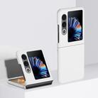 For ZTE nubia Flip2 Skin Feel PC Full Coverage Shockproof Phone Case(White) - 1