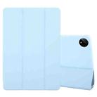 For Huawei MatePad Pro 11 2022/2024 Tri-fold Silicone Leather Tablet Case(Ice Blue) - 1