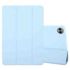 For Huawei MatePad Pro 13.2 Tri-fold Silicone Leather Tablet Case(Ice Blue) - 1