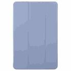 For Huawei MatePad SE 11 2024 Tri-fold Silicone Leather Tablet Case(Lavender) - 2
