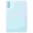 For Huawei MatePad SE 11 2024 Tri-fold Silicone Leather Tablet Case(Ice Blue) - 3