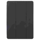 For Huawei MatePad Pro 12.2 Tri-fold Silicone Leather Tablet Case(Black) - 2