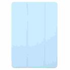 For Huawei MatePad Pro 12.2 Tri-fold Silicone Leather Tablet Case(Ice Blue) - 2