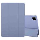 For vivo Pad Pro 13.0 Tri-fold Silicone Leather Tablet Case(Lavender) - 1