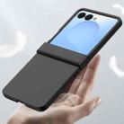 For Samsung Galaxy Z Flip7 3 Parts Skin Feel PC Full Coverage Shockproof Phone Case(Forest Green) - 3