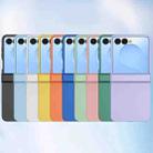 For Samsung Galaxy Z Flip7 3 Parts Skin Feel PC Full Coverage Shockproof Phone Case(Mint Green) - 2
