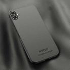 For Samsung Galaxy A05 HUIYI Leather Magnetic Phone Case(Grey) - 1