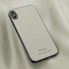 For Samsung Galaxy A05 HUIYI Leather Magnetic Phone Case(White) - 1