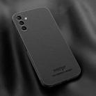 For Samsung Galaxy A54 5G HUIYI Leather Magnetic Phone Case(Black) - 1