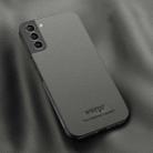 For Samsung Galaxy S21 5G HUIYI Leather Magnetic Phone Case(Grey) - 1