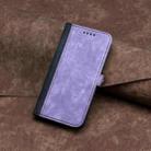 For ZTE Blade A73 4G / Blade V50 Design 4G Side Buckle Double Fold Hand Strap Leather Phone Case(Purple) - 2