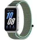 For Samsung Galaxy Fit 3 Nylon Loop Hook and Loop Fastener Watch Band(Blue Sea) - 1