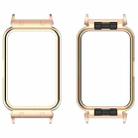 For Samsung Galaxy Fit 3 18mm Metal Frame Watch Protective Case(Rose Gold) - 1