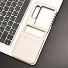 For ZTE nubia Flip2 A404ZT Honeycomb Dot Texture Card Slot Leather Phone Case(Rose Gold) - 2