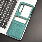For ZTE nubia Flip2 A404ZT Honeycomb Dot Texture Card Slot Leather Phone Case(Green) - 2