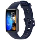 For Huawei Band 8 / 9 / 9 NFC Solid Color Colorful Buckle Silicone Watch Band(Ink Blue) - 1