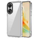 For OPPO Reno8 T 4G Transparent Acrylic + TPU Shockproof Phone Case(Transparent) - 1