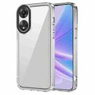 For OPPO A58 5G Global/A78 Global Transparent Acrylic + TPU Shockproof Phone Case(Transparent) - 1