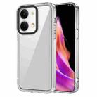 For OPPO Reno9/Reno9 Pro Transparent Acrylic + TPU Shockproof Phone Case(Transparent) - 1