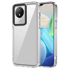 For vivo Y02/Y02A Transparent Acrylic + TPU Shockproof Phone Case(Transparent) - 1