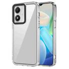 For vivo Y02s/Y16/Y56/T2x 5G India Transparent Acrylic + TPU Shockproof Phone Case(Transparent) - 1