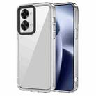 For OnePlus Nord 2T 5G Transparent Acrylic + TPU Shockproof Phone Case(Transparent) - 1