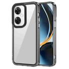 For OnePlus Nord CE3/OPPO K11 Transparent Acrylic + TPU Shockproof Phone Case(Transparent Black) - 1