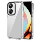 For Realme 10 Pro+ Transparent Acrylic + TPU Shockproof Phone Case(Transparent) - 1