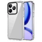 For Realme C53 Transparent Acrylic + TPU Shockproof Phone Case(Transparent) - 1