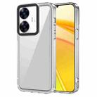 For Realme C55 4G Transparent Acrylic + TPU Shockproof Phone Case(Transparent) - 1