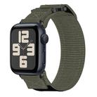 For Apple Watch SE 2023 44mm Nylon Hook And Loop Fastener Watch Band(Grey) - 1