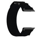 For Apple Watch Ultra 2 49mm Nylon Hook And Loop Fastener Watch Band(Black) - 3