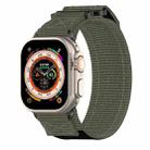 For Apple Watch Ultra 2 49mm Nylon Hook And Loop Fastener Watch Band(Grey) - 1