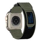 For Apple Watch Series 5 40mm Nylon Hook And Loop Fastener Watch Band(Grey) - 2