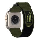 For Apple Watch Series 5 40mm Nylon Hook And Loop Fastener Watch Band(Army Green) - 2