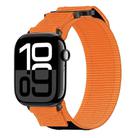 For Apple Watch Series 10 46mm Nylon Hook And Loop Fastener Watch Band(Orange) - 1