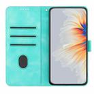 For ZTE Blade V50 Vita Heart Pattern Skin Feel Leather Phone Case(Light Blue) - 3