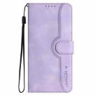 For Sharp Aquos R9 Pro Heart Pattern Skin Feel Leather Phone Case(Purple) - 2